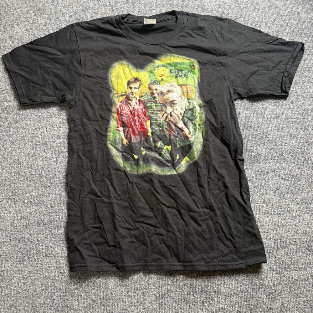 Green Day 2005 Concert Tour Black Graphic T‎ Shirt Sz Small